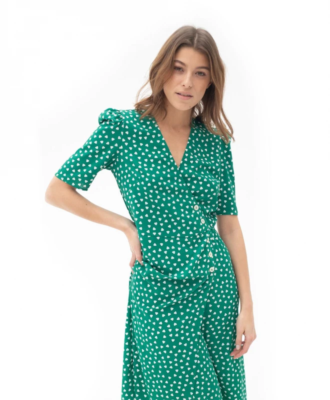 Rouje Robe Gabin Vert 3 Rouje Robe Gabin Vert – Image 3