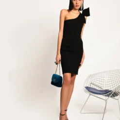 Tara Jarmon Robe Rendezvous Noire