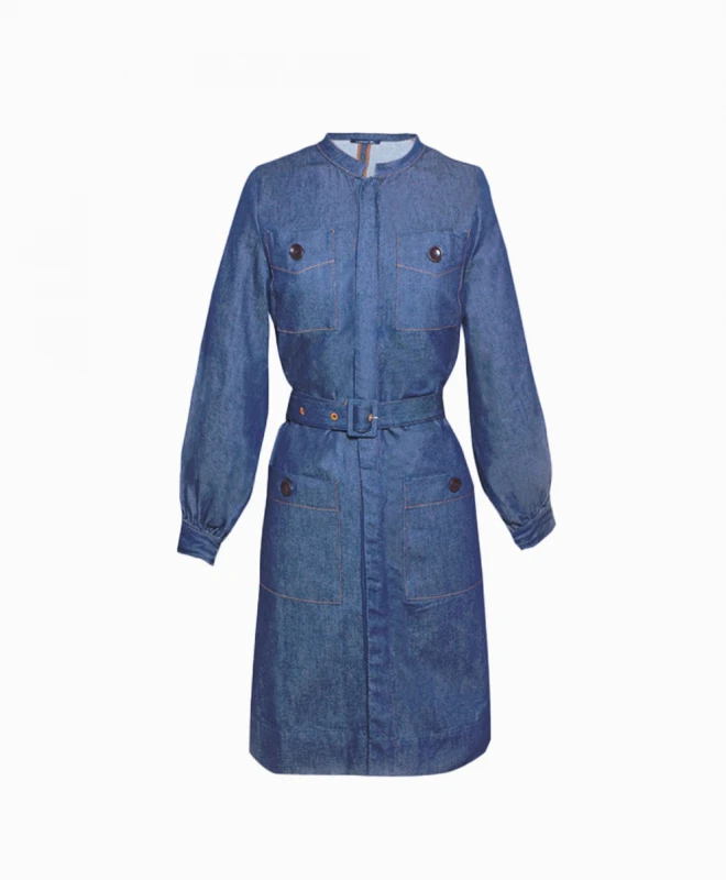 Soeur Robe Focus Bleue Foncé 2 Soeur Robe Focus Bleue Foncé – Image 2