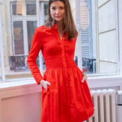 Maje Robe Rouge Courte 8 Maje Robe Rouge Courte -Promos Vestinia Magasin ae193cbedae15a8fea70beb76be4