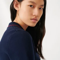 Maje Robe Rosie Bleu -Promos Vestinia Magasin b01c38be91ab91634bf0ed732530