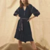 Ba&sh Robe Patty Marine