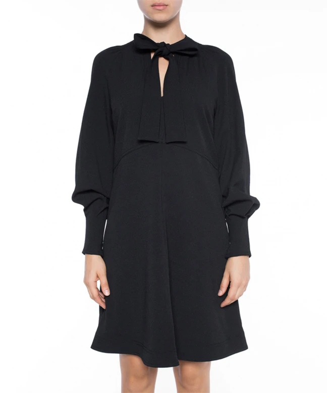 See By Chloé Robe Noire à Lavalliere 3 See By Chloé Robe Noire à Lavalliere – Image 3