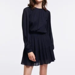 Vanessa Bruno Robe Svetlana Bleue -Promos Vestinia Magasin b75e84fe5d4624b5bce7cb1d8243