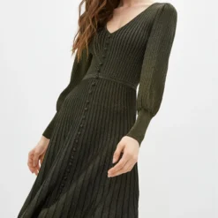 Sandro Robe Maille Lurex -Promos Vestinia Magasin b8fefc64a97a9c7656fb74af2c9c