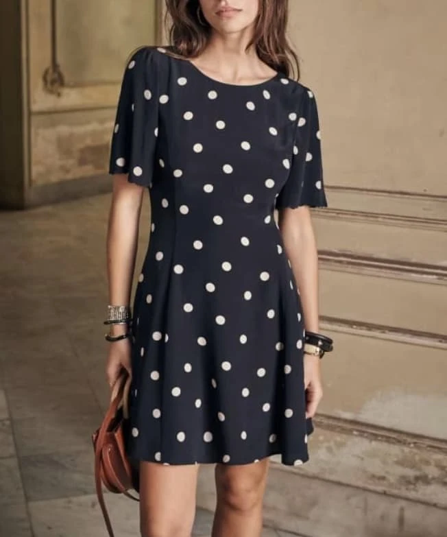 Robe Faustine à Pois 1 Robe Faustine à Pois