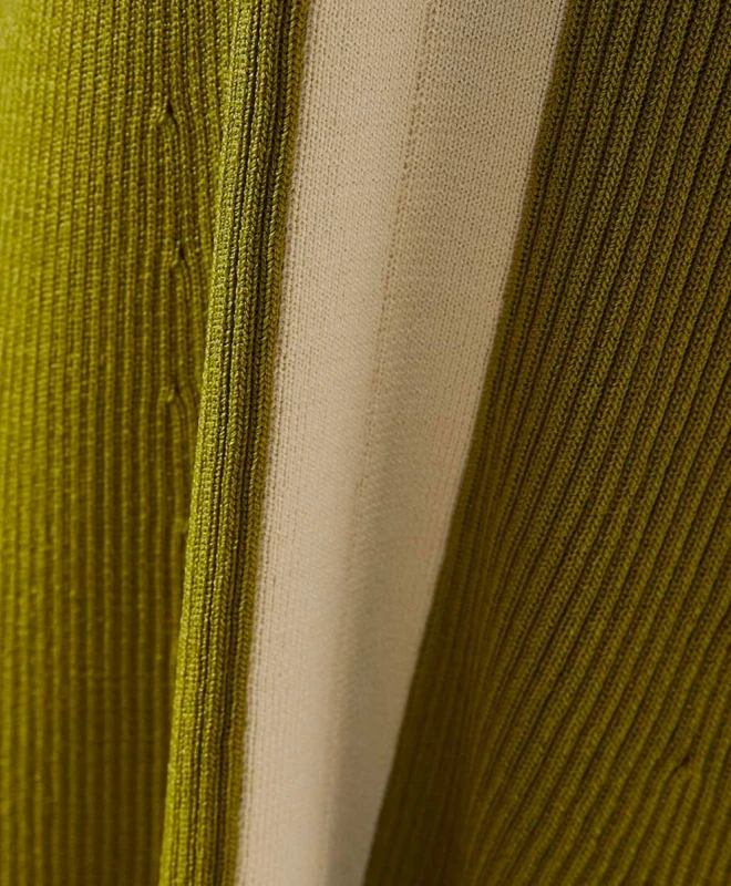 Sandro Robe Two Tone Verte 5 Sandro Robe Two Tone Verte – Image 5