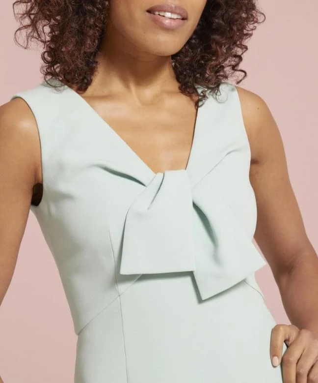 PAULE KA Robe Noeud En Crepe De Satin 4 PAULE KA Robe Noeud En Crepe De Satin – Image 4