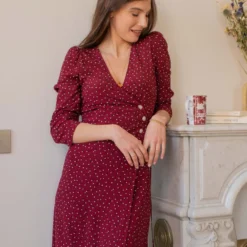 Rouje Robe Gabin Bordeaux -Promos Vestinia Magasin c340ce6faa9b52dbdfc28bdf027f