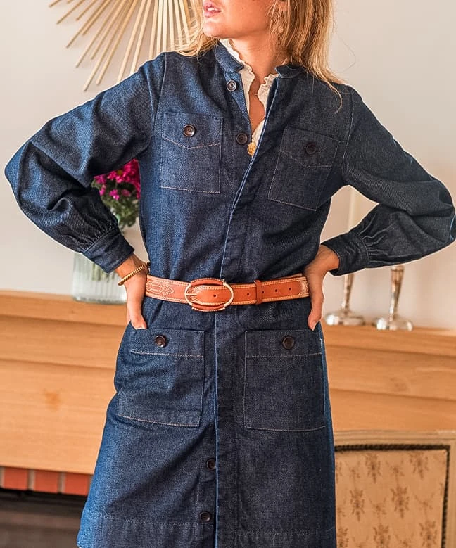 Soeur Robe Focus Bleue Foncé 3 Soeur Robe Focus Bleue Foncé – Image 3