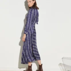 Sandro Robe Angie Satin -Promos Vestinia Magasin d3bf20018ed72335ebf430ecaaed