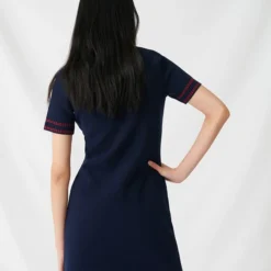 Maje Robe Rosie Bleu -Promos Vestinia Magasin d459e7ed2a09371c74d4dcf6e6f5