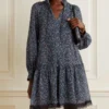 See By Chloé Robe Lace-Trimmed Floral Print