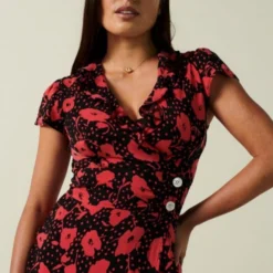 Rouje Robe Flores 8 Rouje Robe Flores -Promos Vestinia Magasin da0b587630eb8af14afb23927fb8