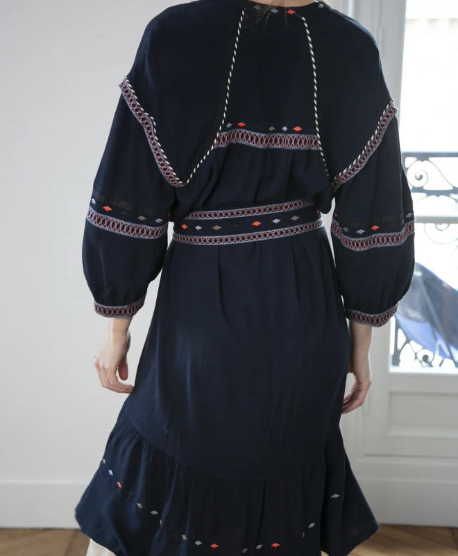 Ba&sh Robe Patty Marine 5 Ba&sh Robe Patty Marine – Image 5