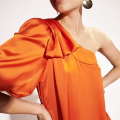 Tara Jarmon Robe Rilila Orange -Promos Vestinia Magasin debf05d6e1a5a16f6298411f1c43