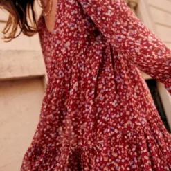 Robe Aurena Bordeaux