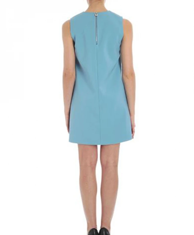 Elisabetta Franchi Robe Light Blue With Bows 3 Elisabetta Franchi Robe Light Blue With Bows – Image 3