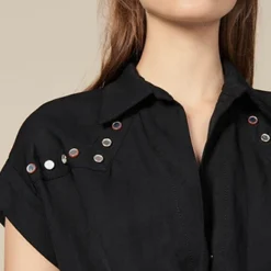 Sandro Robe Petronille 9 Sandro Robe Petronille -Promos Vestinia Magasin e47d6ffc4c4e0e916a0bc196bef7