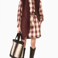 Vanessa Bruno Robe Maya Aubergine -Promos Vestinia Magasin e55ff2a819cbf50964dfadfa1064