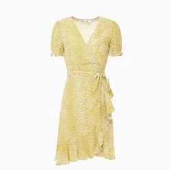 DIANE VON FURSTENBERG Robe Emilia Jaune