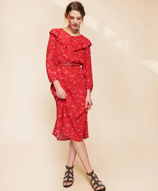 Tara Jarmon Robe Volantée 3 Tara Jarmon Robe Volantée – Image 3