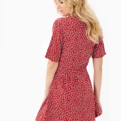 Faithfull The Brand Robe Red Dress -Promos Vestinia Magasin f0d3336de17b7ae262ec7bcfb36d