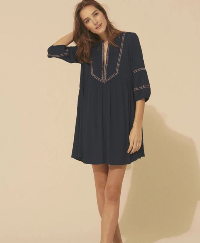 Ba&sh Robe Patty Marine 2 Ba&sh Robe Patty Marine – Image 2