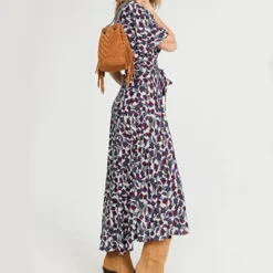 CLAUDIE PIERLOT Robe Rosemary Midi -Promos Vestinia Magasin f8a2c62577e8f4fd4507b1026a12