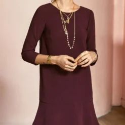 Robe Felini Prune -Promos Vestinia Magasin fbe74b75206098de205e42fdd801